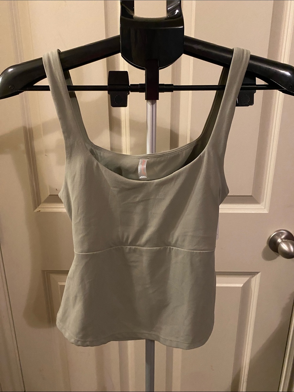 NWT FP MOVEMENT NEVER BETTER LONG TANK TOP IN COLOR SAGE GREEN SIZE SMALL - Picture 2 of 5